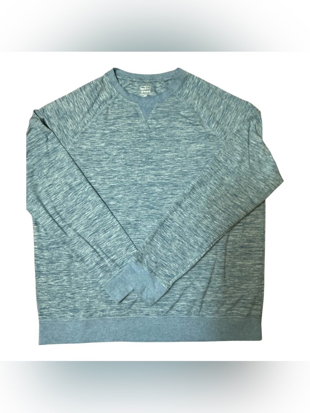 Soft Men's Blue Marble Berkley Jensen XXL Crewneck Sweater